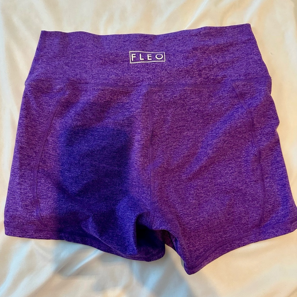 FLEO Purple True High Shorts